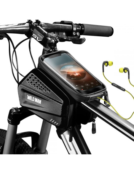 Vattentät Cykelväska med Mobilfack WildMan HardPouch XXL
