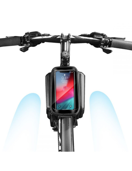 Vattentät Cykelväska med Mobilfack WildMan HardPouch XXL