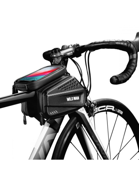 Vattentät Cykelväska med Mobilfack WildMan HardPouch XXL