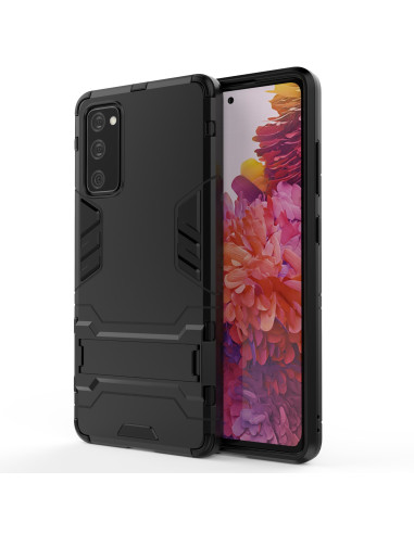 Samsung S20 FE stöttåligt skal med kickstand, visat från sidan med skärmen synlig