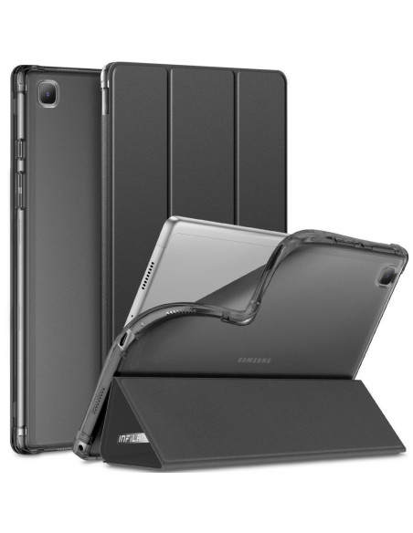 Galaxy Tab A7 10.4" flipfodral i svart med vikbar framsida som stativ