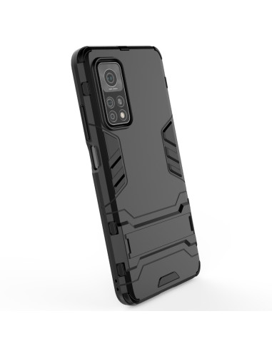 Xiaomi Mi 10T / 10T Pro stöttåligt skal med kickstand, sett från sidan med fokus på baksidan