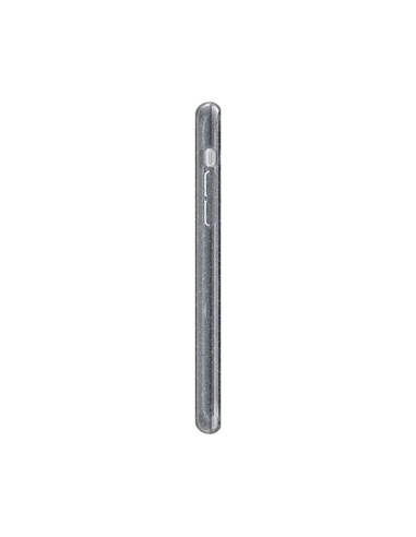 Sido vy av stötdämpande mobilskal i gnistrande guld för iPhone 11 Pro Max