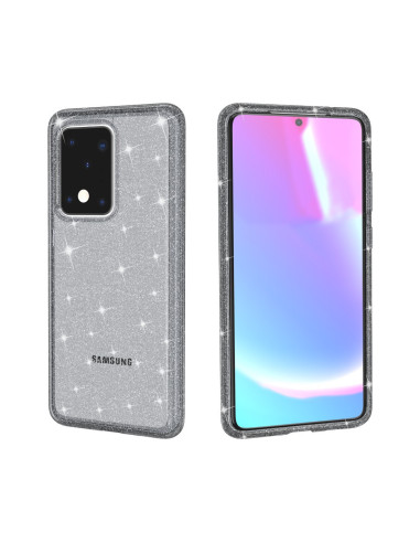 Samsung S20 Ultra Stötdämpande Mobilskal Gnistra Svart