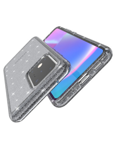 Samsung S20 Ultra Stötdämpande Mobilskal Gnistra Svart