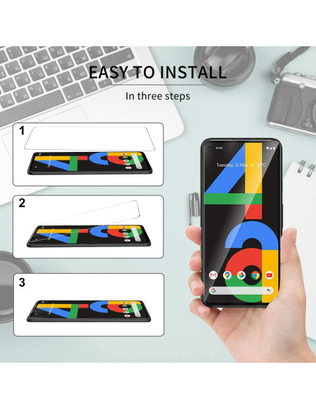 Google Pixel 4a 4G/LTE Härdat glas 0.26mm 2.5D 9H