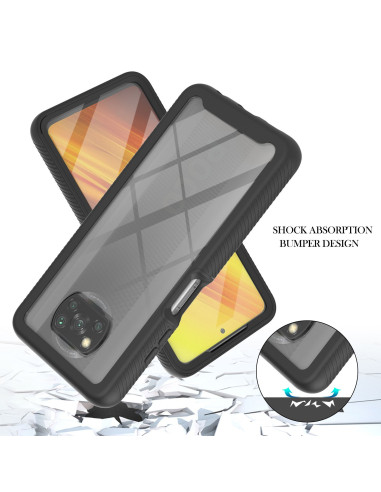 Xiaomi Poco X3 NFC Heltäckande Premium 3D Skal ThreeSixty