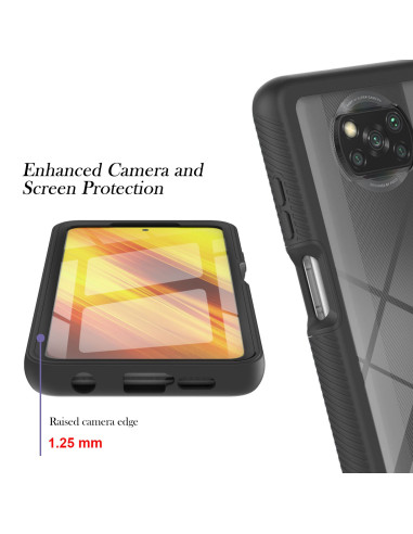 Xiaomi Poco X3 NFC Heltäckande Premium 3D Skal ThreeSixty