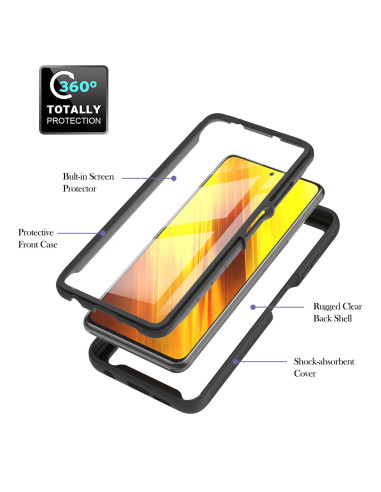 Xiaomi Poco X3 NFC Heltäckande Premium 3D Skal ThreeSixty