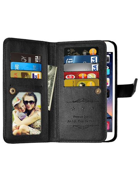 Xperia Z3 Compact Plånboksfodral | 11 Fack + Stativfunktion