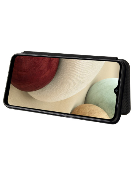 Samsung A12 Flipfodral Kortfack CarbonDreams
