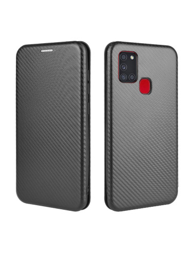 Samsung A21s Flipfodral Kortfack CarbonDreams