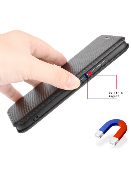 Samsung A21s Flipfodral Kortfack CarbonDreams
