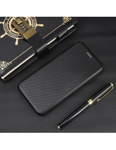 Samsung A21s Flipfodral Kortfack CarbonDreams
