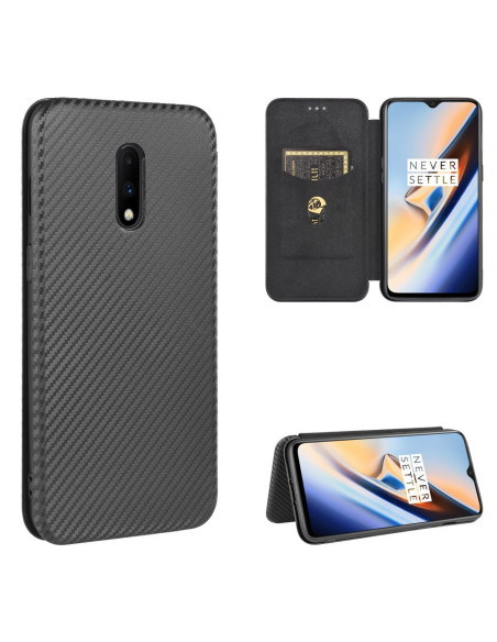OnePlus 7 Flipfodral Kortfack CarbonDreams