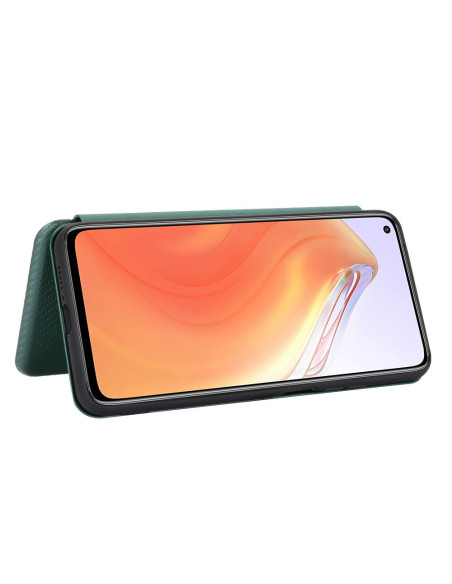 Xiaomi Mi 10T / 10T Pro Flipfodral Kortfack CarbonDreams Grön