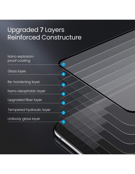 ROG Phone 5 Härdat Glas 0.26mm 9H Fullframe