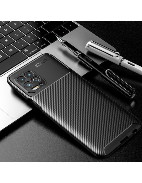 Motorola Moto G100 Stöttåligt Skal FullCarbon V4