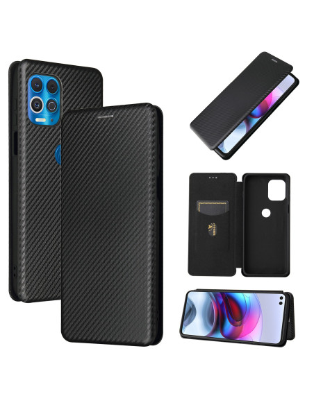 Motorola Moto G100 Flipfodral Kortfack CarbonDreams