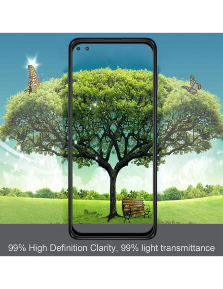 Motorola Moto G100 härdat glas med fokus på fullskärmsdesign och rundade hörn