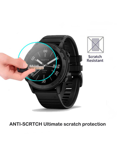 Garmin Tactix Delta Sapphire med fokus på applicering av härdat glas skydd