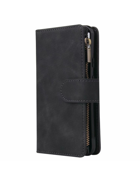 Google Pixel 4a 5G Multifunktionellt Plånboksfodral Zipper 8-Fack