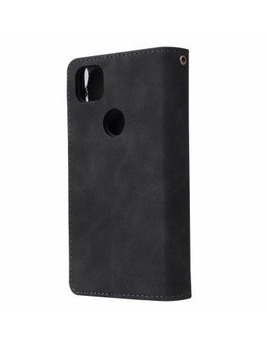 Google Pixel 4a 5G Multifunktionellt Plånboksfodral Zipper 8-Fack