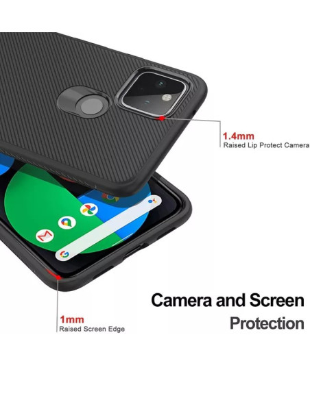 Google Pixel 5 Stöttåligt Skal FullCarbon® V3