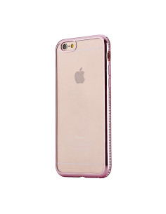 iPhone 7 | Trendigt Gummiskal Strasskant inkl. Skärmskydd 2