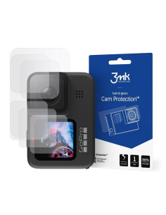 GoPro Hero 9 Black Skärmskydd &amp; Linsskydd 3MK Hybridglas 5in1