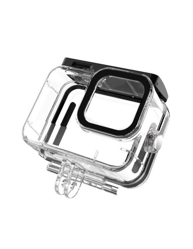 Detaljvy av GoPro Hero 9 Black vattentätt skal med öppet lock