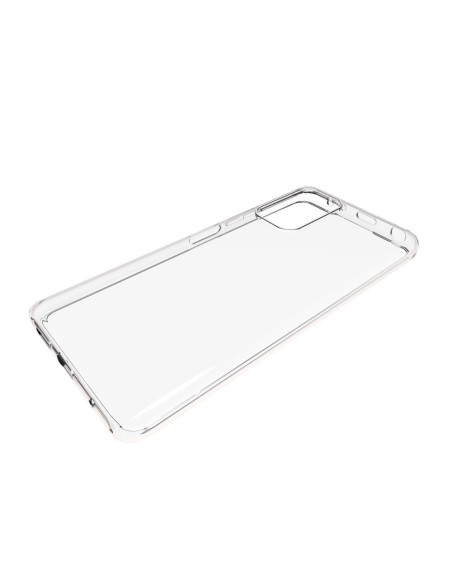 Transparent TPU-skal för Xiaomi Redmi Note 10 Pro, visat från sidan med öppet skal