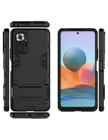 Xiaomi Redmi Note 10 Pro Stöttåligt Skal med Kickstand ThinArmor
