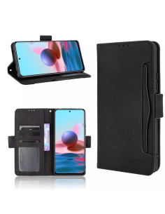 Xiaomi Redmi Note 10 Pro Plånboksfodral PU-Läder 6-FACK Winston V3
