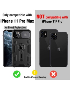 iPhone 11 Pro Stöttåligt Skal med Ringhållare Nillkin 2