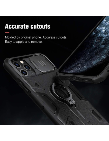 iPhone 11 Pro Stöttåligt Skal med Ringhållare Nillkin