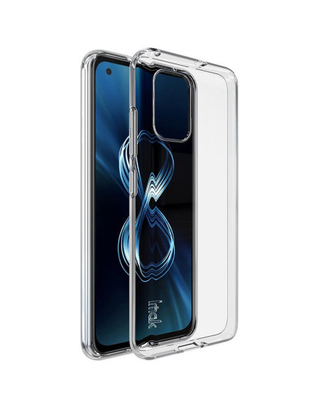 Zenfone 8 Stöttåligt Genomskinligt Skal Simple
