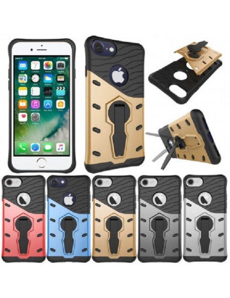 iPhone 7 Plus Praktiskt Stöttåligt Skal med 360° Kickstand