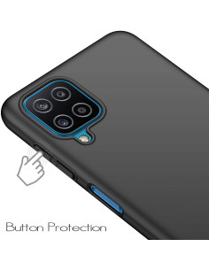 Samsung A22 4G Ultratunt Mattsvart Skal Basic V2