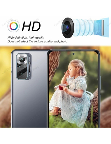 2-PACK Redmi Note 10 Pro 4G 5D Skydd Linsskydd Kameraskydd