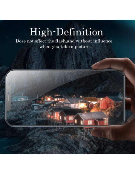 Samsung A22 4G med linsskydd i användning, som visar högupplöst bildtagning av landskap