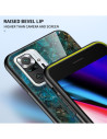 Redmi Note 10 Pro Marmorskal 9H Härdat Glas Baksida Glassback V2
