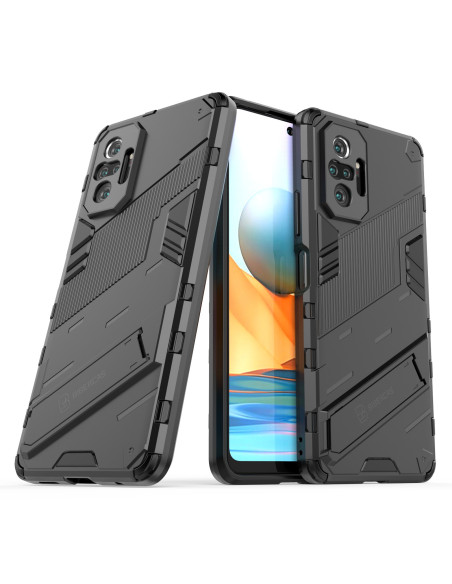 Xiaomi Redmi Note 10 Pro 4G Stöttåligt Skal med Kickstand ThinArmor V2