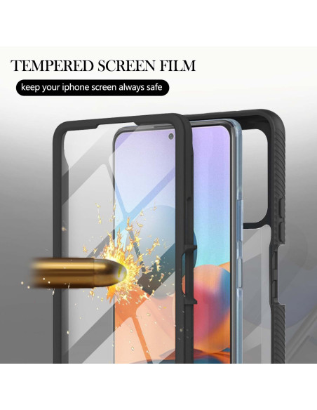 Redmi Note 10 Pro 4G Heltäckande Premium 3D Skal ThreeSixty