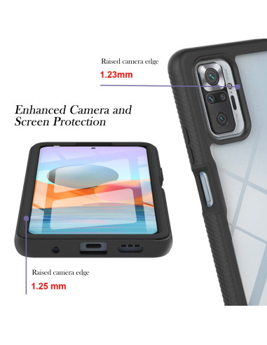 Redmi Note 10 Pro 4G Heltäckande Premium 3D Skal ThreeSixty