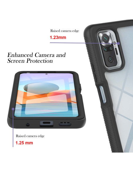 Redmi Note 10 Pro 4G Heltäckande Premium 3D Skal ThreeSixty