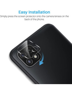 2-PACK Samsung A22 5G Skydd Linsskydd Kameraskydd