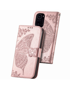 Xiaomi Mi 11i Plånboksfodral PU-Läder 4-FACK Motiv Fjäril 2