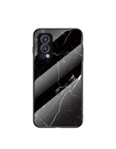 OnePlus Nord 2 5G Marmorskal 9H Härdat Glas Baksida Glassback V2
