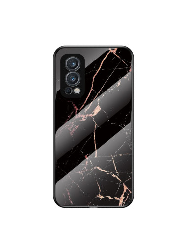 OnePlus Nord 2 5G Marmorskal 9H Härdat Glas Baksida Glassback V2